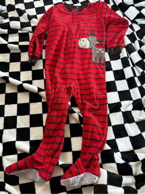 4T striped red carters sleeper